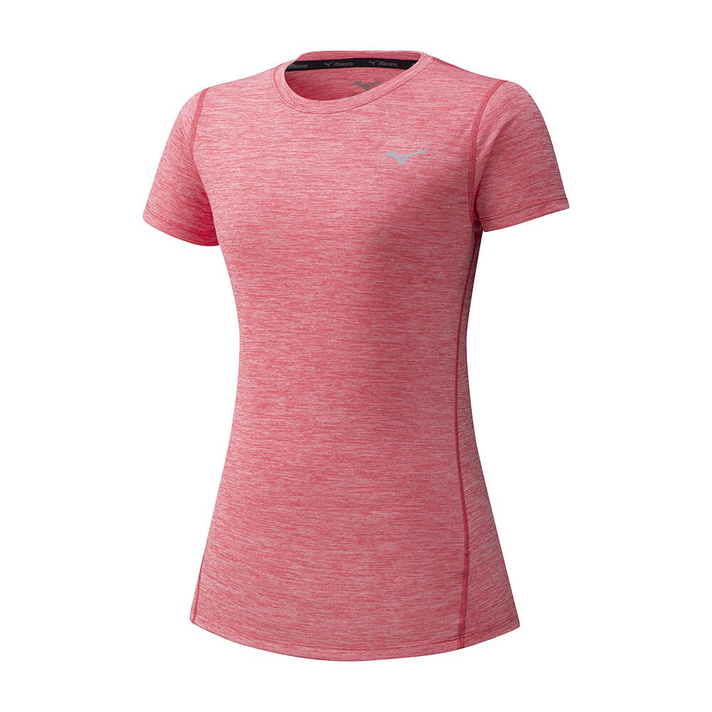 Camiseta Mizuno Running Impulse Core - Mulher - Coral - RMKWU6498